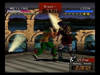 Fighters Destiny (USA) In game screenshot